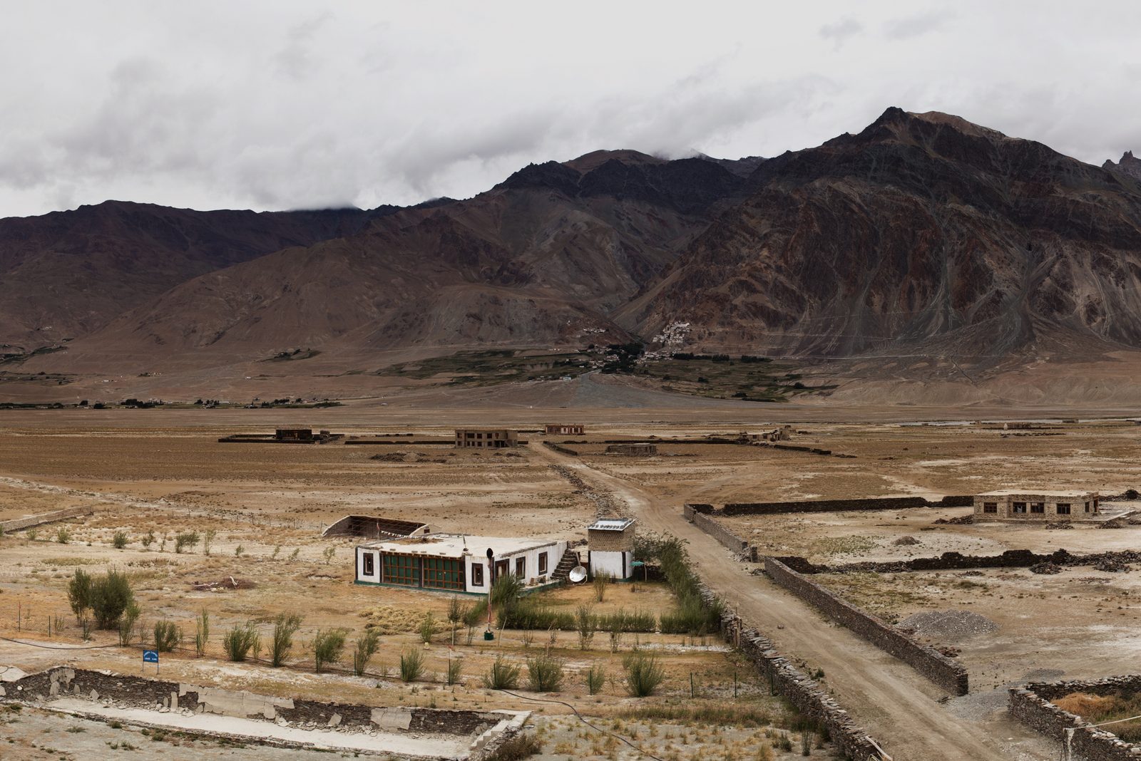 Half-built homes scattered across Lower Kumik